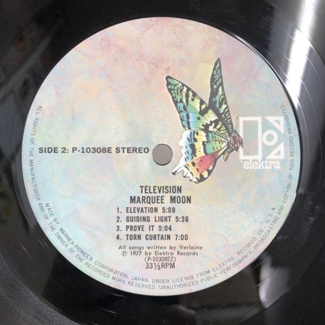 エンタメ その他 LP テレヴィジョン マーキー・ムーン P10308E ELEKTRA