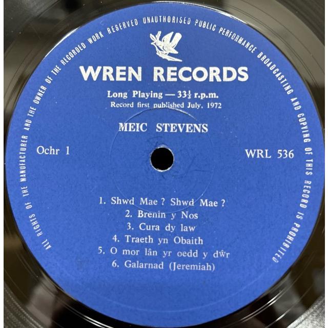 ●限定値下●MEIC STEVENS / GWYMON (UK-ORIGINAL / 72年WALES ACID FOLK / 優秀コンディション)_4