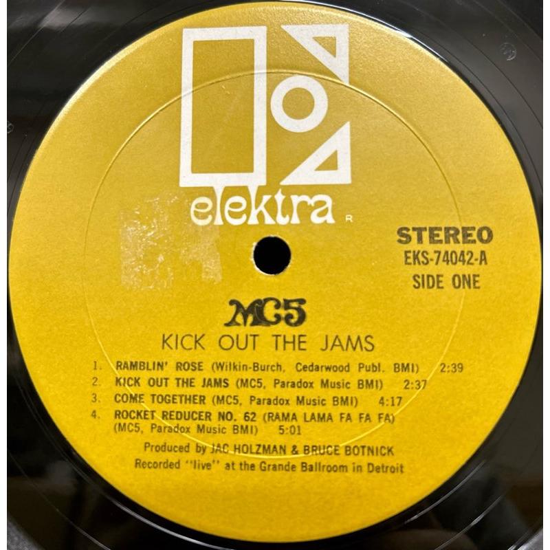 MC5 kick out the jam USオリジナル完全初盤 ○限定値下○MC5 / KICK OUT THE JAMS (US-ORIGINAL GOLDラベル 初回