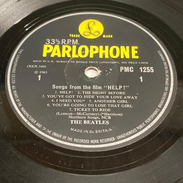 BEATLES / HELP!(UK-ORIGINAL/MONO/YELLOW×BLACK) (UK-ORIGINAL)_1