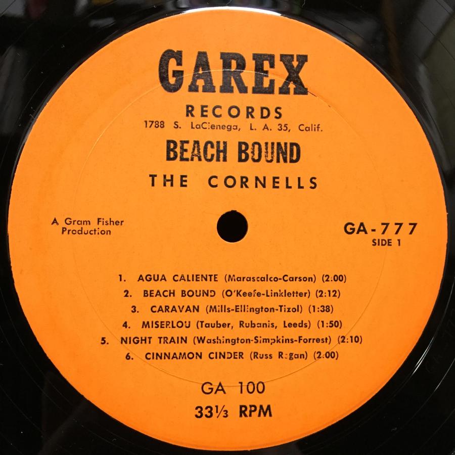 ●US-Garex Recordsオリジナル Surf~Tity Shaker Peter Lewis(Moby Grape)在籍　CORNELLS / BEACH BOUND US Lewis BEACH BOUND 商品説明