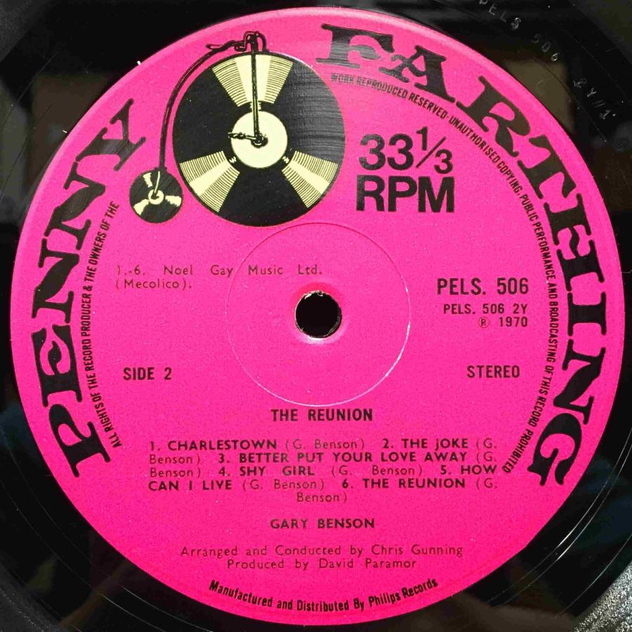 GARY BENSON / REUNION (UK-ORIGINAL) GARY BENSON REUNION UK 商品説明