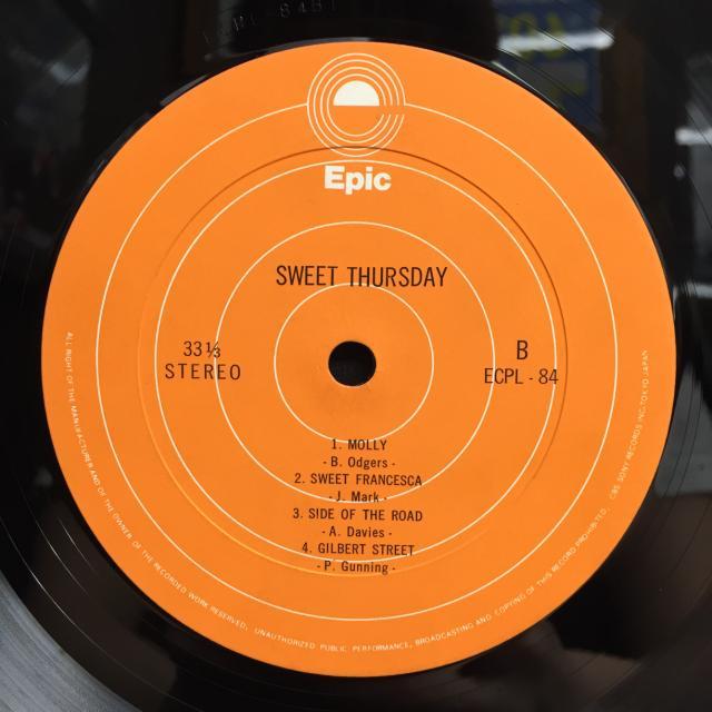 スウィート・サーズデイ / 優しい木曜日 国内盤 (帯付) スウィート サーズデイ 優しい木曜日 商品説明