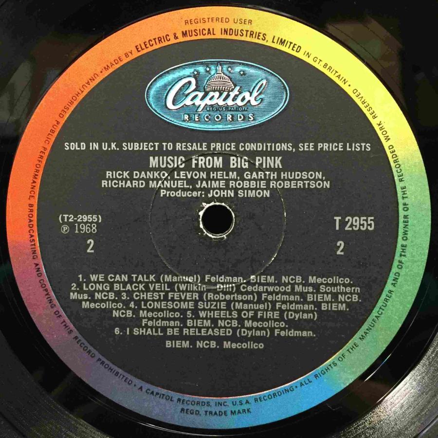 THE BAND / MUSIC FROM BIG PINK (UK-ORIGINAL) THE BAND MUSIC FROM BIG PINK UK 商品説明 ONLY