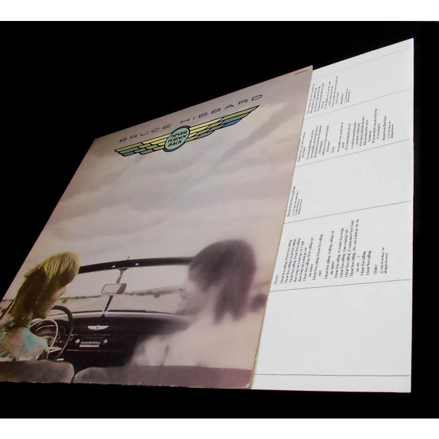 【美品】Bruce Hibbard Never Turnin' Back AOR BRUCE HIBBARD / NEVER TURNIN' BACK (US-ORIGINAL) : ディスク