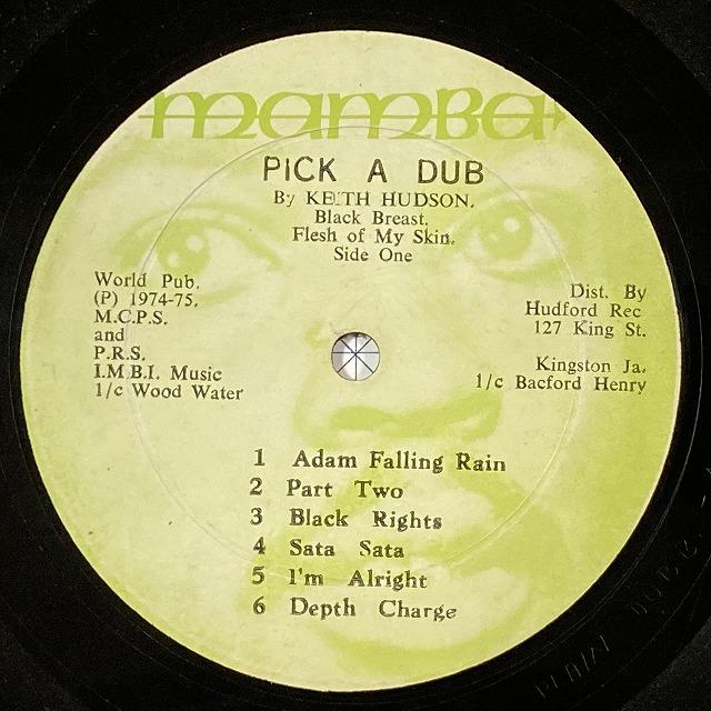 ✨美品✨ KEITH HUDSON / PICK A DUB (JAMAICA-ORIGINAL) 【OC1493260587】(52428円)