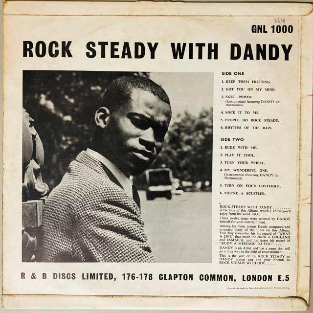 DANDY / ROCK STEADY WITH DAN (UK-ORIGINAL) 【公式通販】