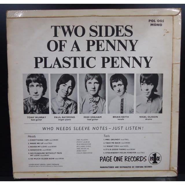 PLASTIC PENNY / TWO SIDES OF A PENNY (UK-ORIGINAL)_1