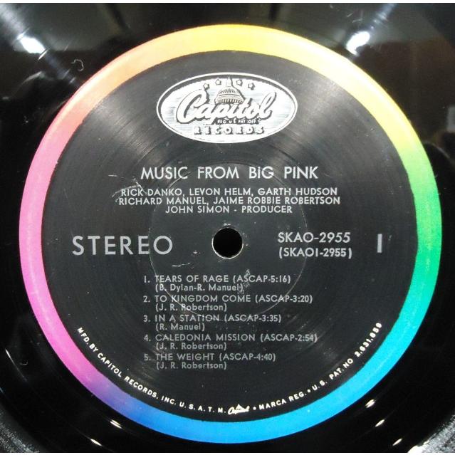 THE BAND / MUSIC FROM BIG PINK (US-ORIGINAL) : ディスクユニオン