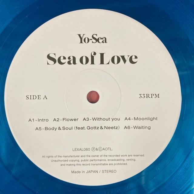 Yo-Sea Sea of Love＜ブルー盤＞　アナログ　レコード Yo-Sea / Sea of Love 国内盤 (CLEAR BLUE VINYL,SHRINK) : ディスク