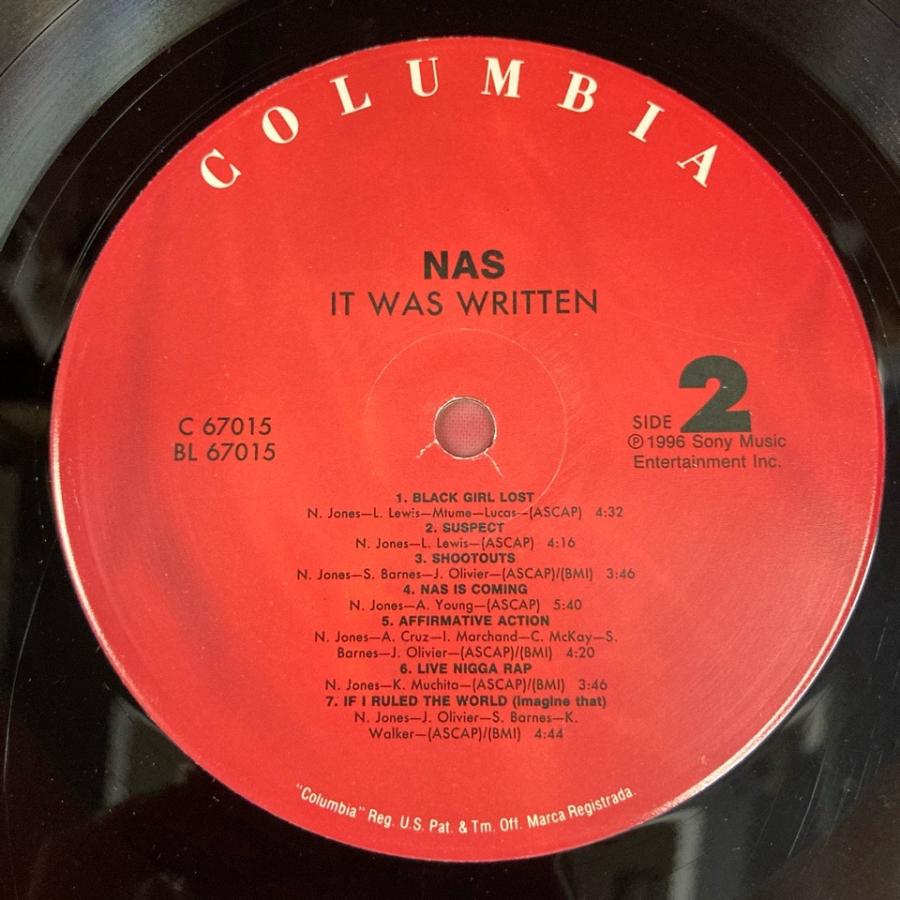 NAS / IT WAS WRITTEN (US-ORIGINAL) : ディスクユニオン横浜西口店