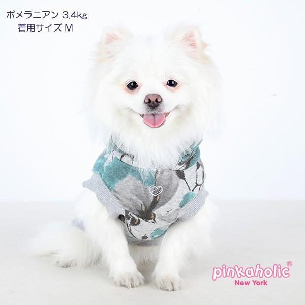 犬服 PINKAHOLIC New York ファンシーフラワー パーカー
