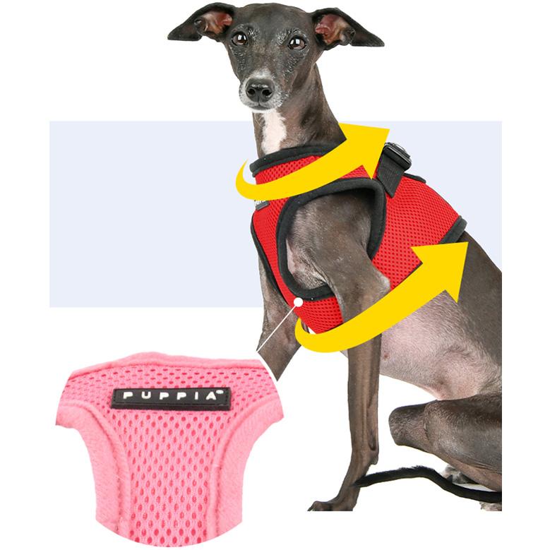 Puppia（パピア） 犬 ハーネス ベスト型 ソフトベストハーネス XS