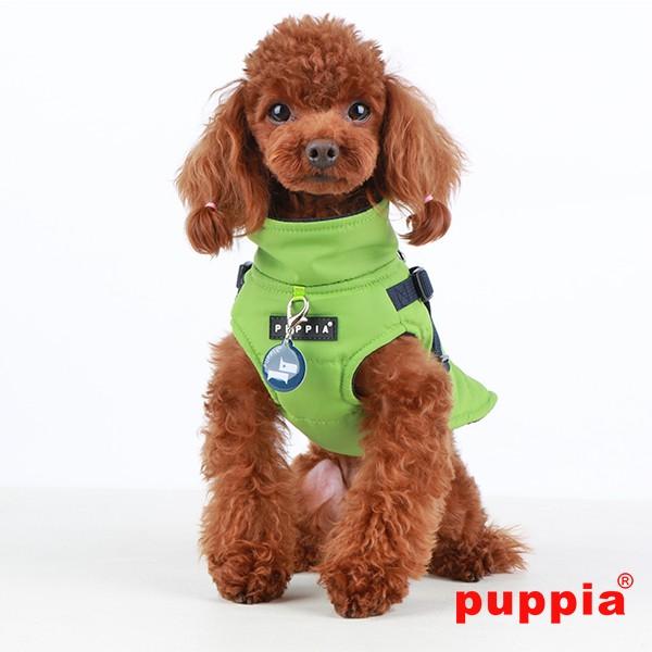 犬服 PUPPIA ハーネス一体型ジャンパー 裏地フリース 中綿入り マウンテニア2 XXLサイズ（中型犬用）秋冬服 柴犬 コーギー ビーグル パグ｜dism｜15