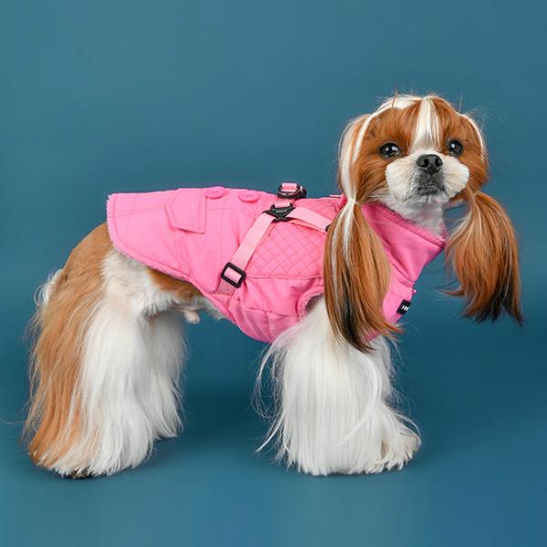 犬服 Puppia ハーネス一体型ジャケットコート 裏地フリース 中綿入り S M Lサイズ 小型犬用 メール便送料無料 秋冬服 チワワ トイプードル パグ ダックス Ppa Paqd Vt1463 1 犬の洋服屋さん Yahoo 店 通販 Yahoo ショッピング