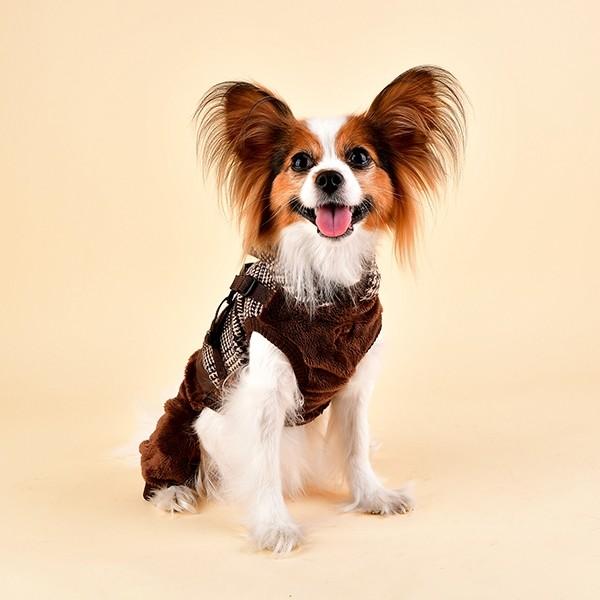 Puppia（パピア） 犬服 ハーネス一体型秋冬用ジャンプスーツ ベッカー