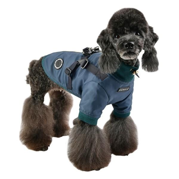 Puppia（パピア） 犬服 ハーネス一体型ジャンパー DOMINIC 裏地は厚手