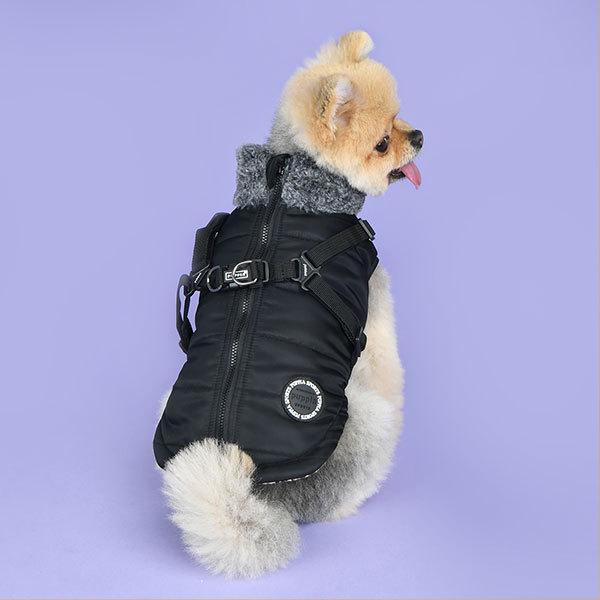 Puppia（パピア） 犬服 ハーネス一体型中綿入りタートルネック