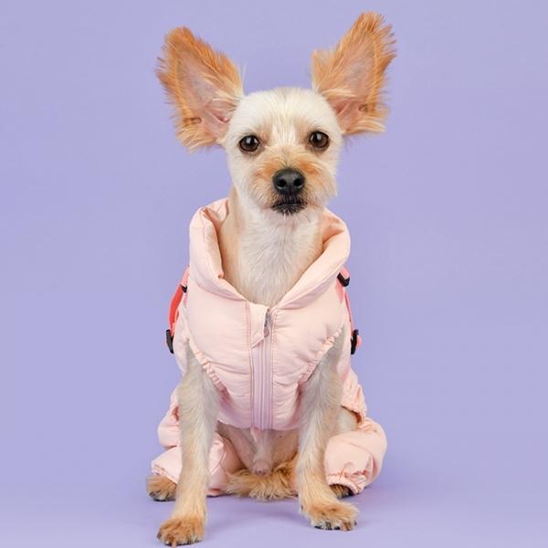 Puppia（パピア） 犬服 ハーネス一体型コットンパディングジャンプ