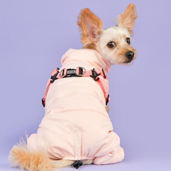 Puppia（パピア） 犬服 ハーネス一体型コットンパディングジャンプ