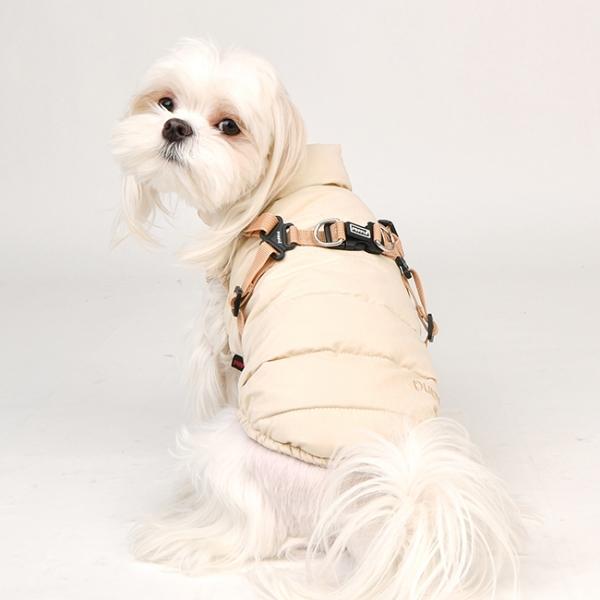 Puppia（パピア） 犬服 ハーネス一体型コットンパディングジャケット