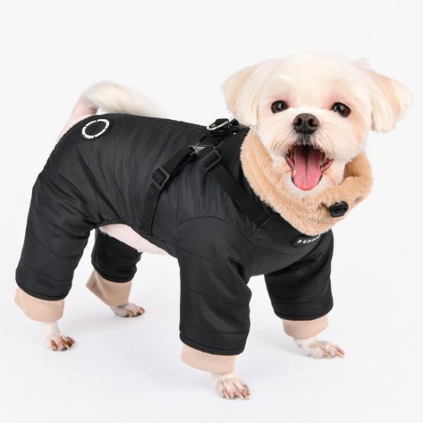 犬ハーネス padding 服 犬用ダウンジャケット ダウンスーツPUPPIA