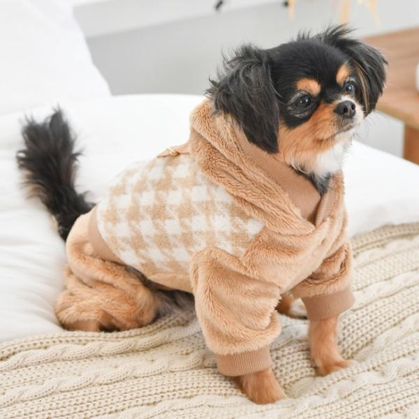 Puppia（パピア） 犬服 ハーネス一体型 オールインワンフーディ