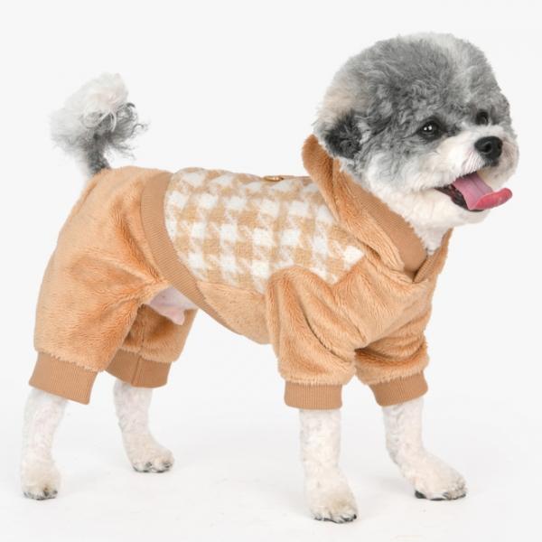 Puppia（パピア） 犬服 ハーネス一体型 オールインワンフーディ