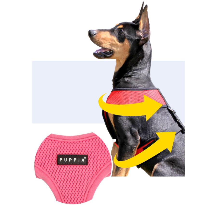 Puppia（パピア） 犬 ハーネス ソフトハーネス XL 中型犬用 柴犬