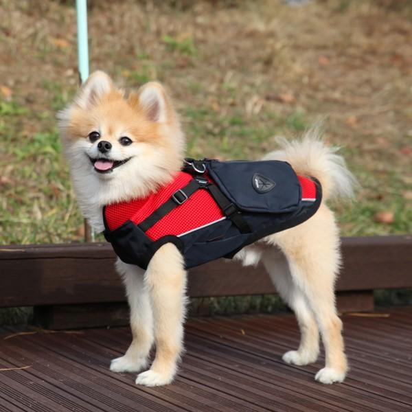 Puppia（パピア） 犬服 オールシーズン着用可能 ハーネス一体型