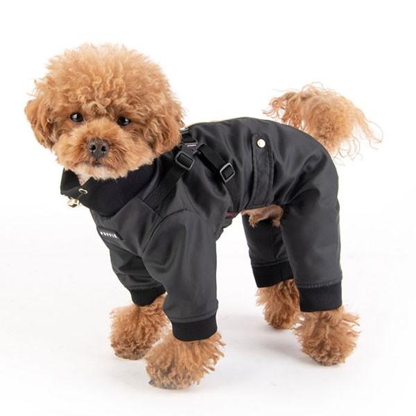 PUPPIA ハーネス一体型 背中開き 防寒 ジャンプスーツ 裏地フリースM 楽天市場】＼500円OFFクーポン／ 犬服 PUPPIA ハーネス一体型