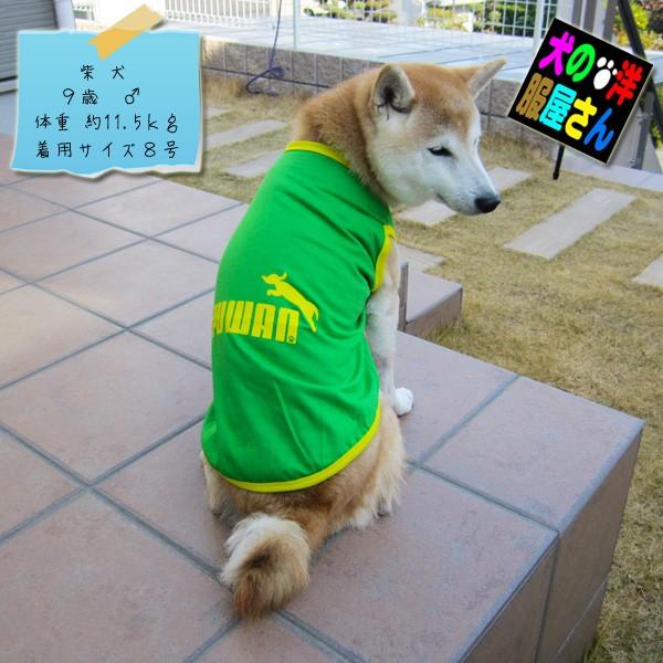 犬服 PUWAN タンクトップ（中型犬用）犬の服２点購入でメール便送料無料 柴犬 コーギー イタグレ スピッツ キャバリア ボーダーコリー パグ ビーグル ボクサー等｜dism｜04