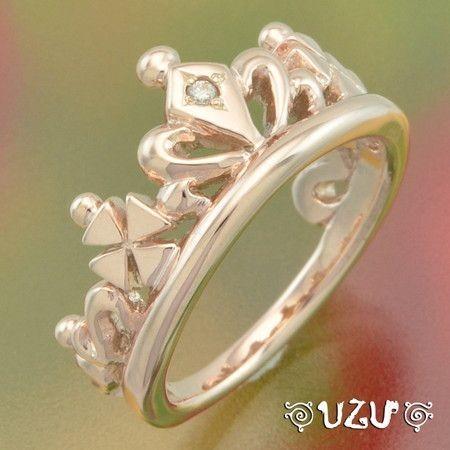 UZU ウズ 指輪 レディース アクセサリー RI-879P ピンクシルバー 