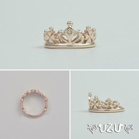 UZU ウズ 指輪 レディース アクセサリー RI-879P ピンクシルバー 