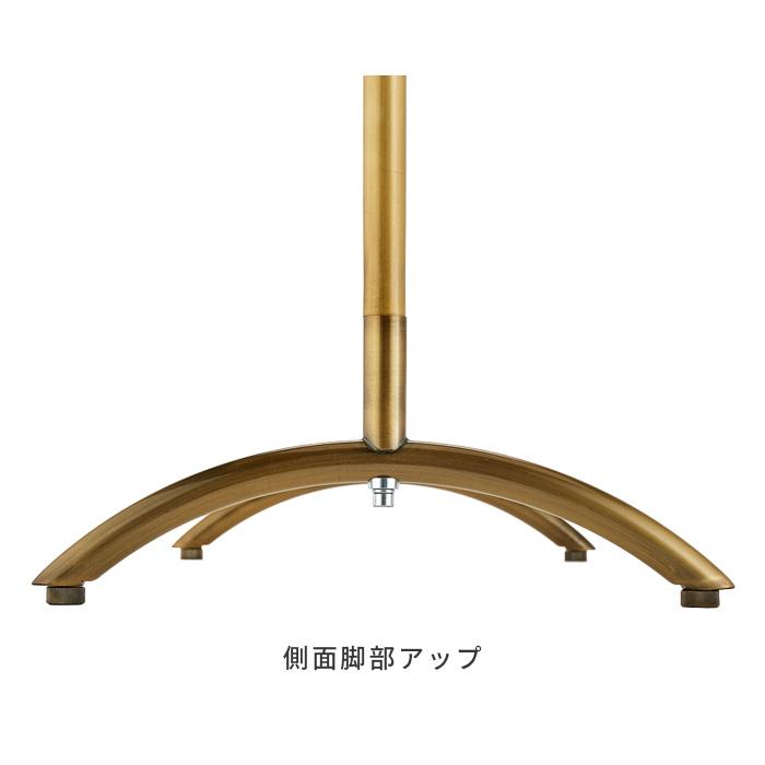 ハンガーラック 1段 幅90cm アンティークゴールド アジャスター付き 高