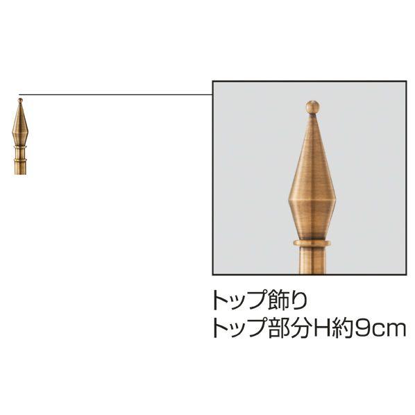 ハンガーラック 幅90cm アンティークゴールド 豪華装飾タイプ ハンガーラック 幅90cm アンティークゴールド 豪華装飾タイプ