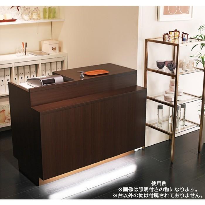 レジカウンター 新品・未使用ダークブラウン