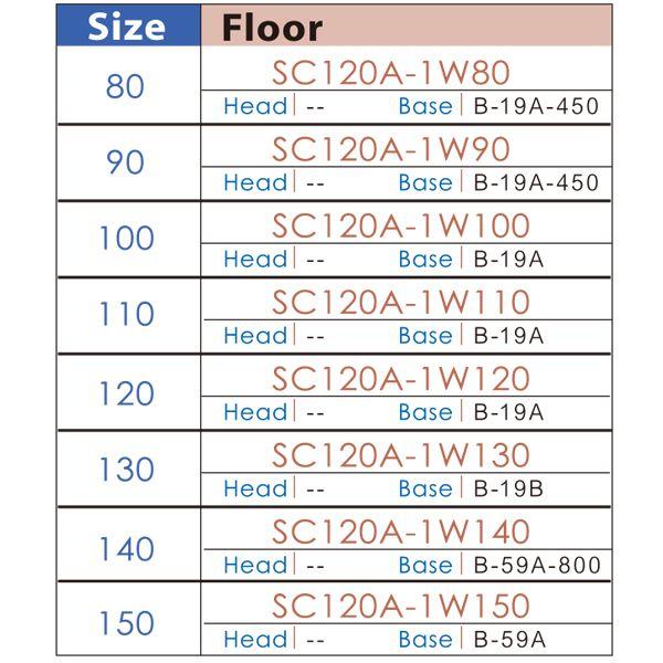 マネキン キッズトルソー 子供ボディ 腕なし ラッカー塗装 カラー5色 110cm 5才サイズ スチールベース SC120A-1W110｜displan｜02