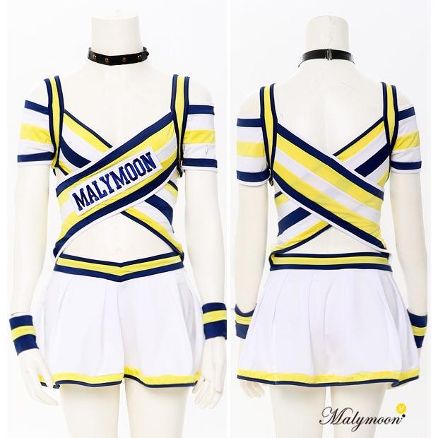 チアガール コスプレ レディース Malymoon(マリームーン) チアガール(ワンピース・カチューシャ・首飾り・手首飾り・ソックス・ボンボン)/全2色 イベント |  | 14