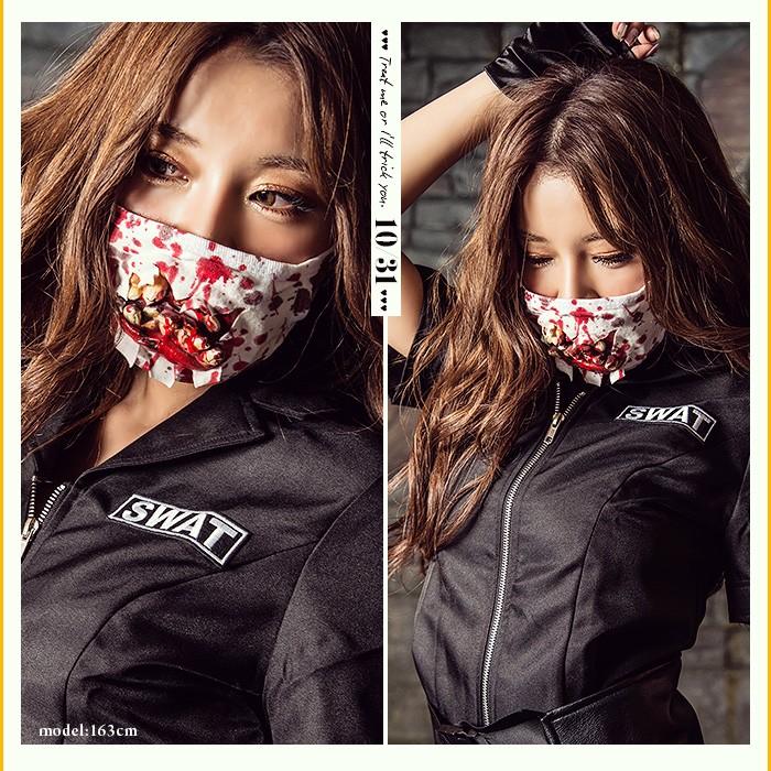 costume(コスチューム)マスク ゾンビ /1色 (ゆうパケット2)レディース 仮装 衣装 グループ 仮面 怖い イベントーグッズ  ペア イベント ホラー |  | 03