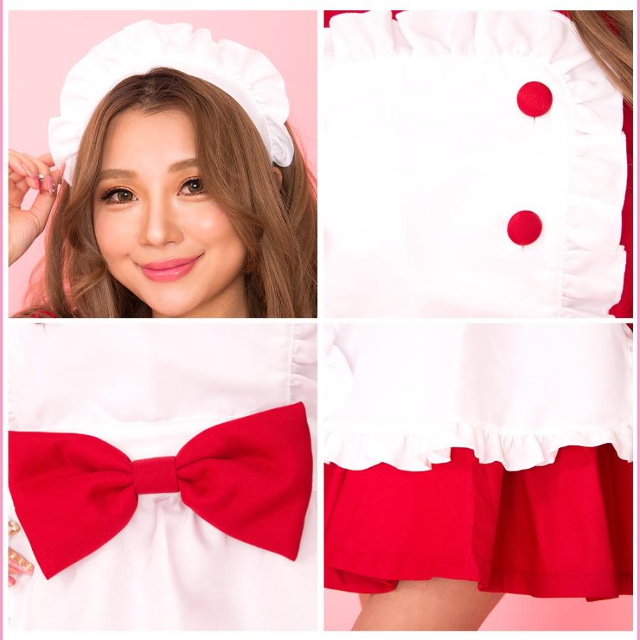 メイドコスプレ  イベント costume(コスチューム) イベント メイド 3点セット（エプロン付きワンピース、カチューシャ、リボン）セット 可愛い 2023 |  | 10