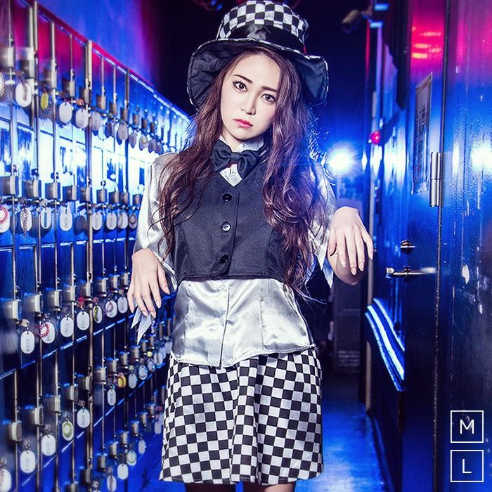 コスプレ　ゾンビ レディース  レディース costume(コスチューム)ドールゾンビ 5点セット(帽子、トップス、ベスト、スカート、蝶ネクタイ) イベント | 