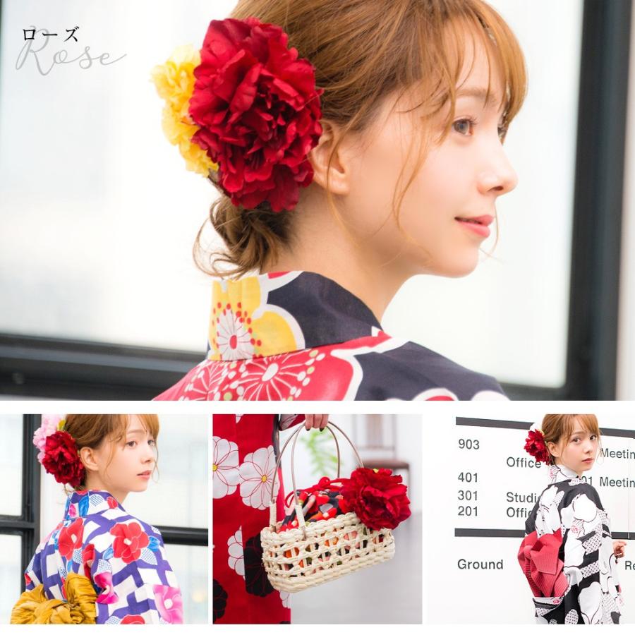 【完売品含む✨新品未開封Dita髪飾り付き.浴衣コーデ4点セット】 Dita ドライフラワー 髪飾り4本セット 浴衣や普段使いにも♪「K