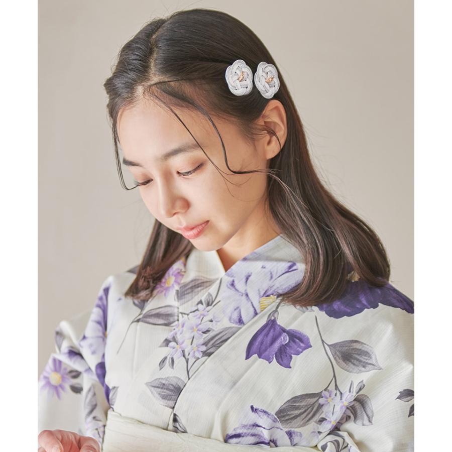 髪飾り 和装 袴 卒業式 レディース 浴衣 着物 振袖 ウエディング 結婚式 ヘアアクセサリー 二次会 七五三 簡単 黒 赤 梅結び セット 2026年（ゆうパケット） | Dita | 14