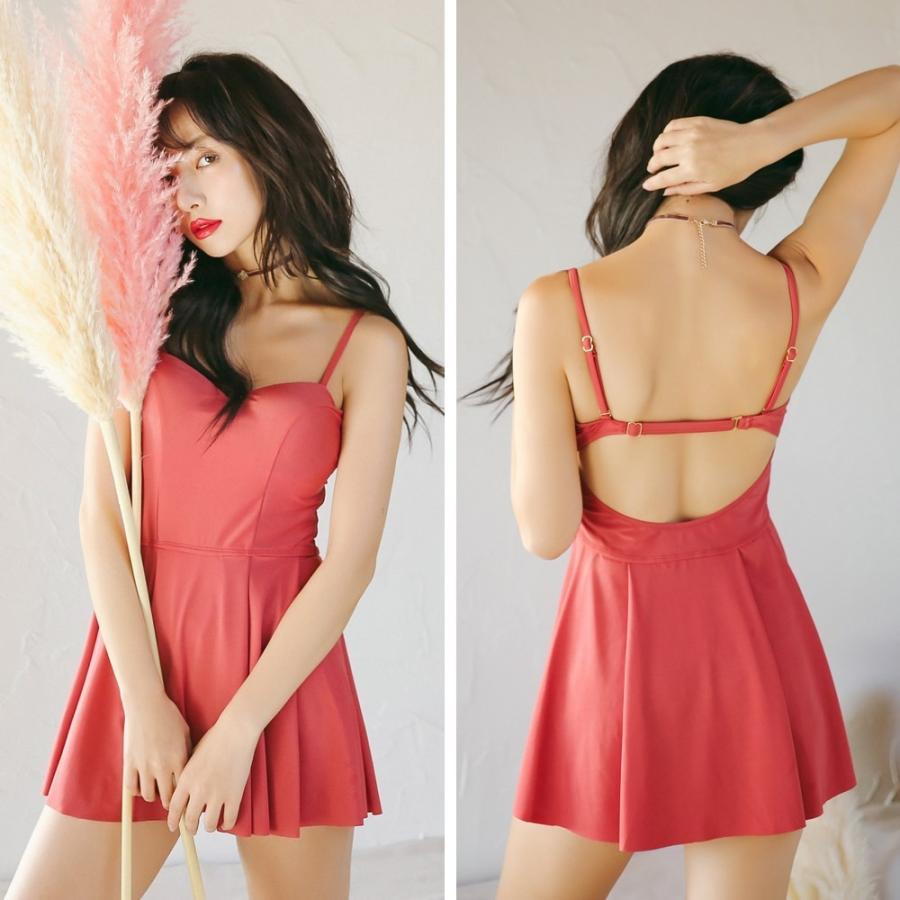 バックオープンフレアワンピース"レディース リゾート 海 スウィムウェア |  | 11