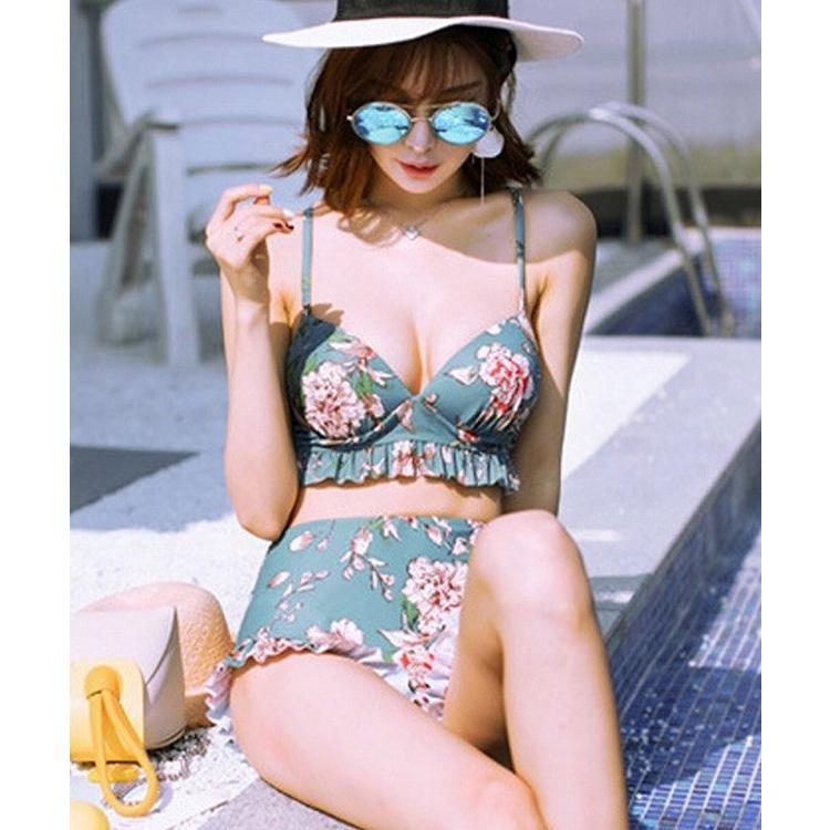 Dita ディータ ワンピース付きアンティークフラワービキニセット 水着 全2色 21 水着 新作 花柄 可愛い 体型カバー トレンド 夏 返品 交換非対応商品 Dl 浴衣 水着通販dita 通販 Yahoo ショッピング