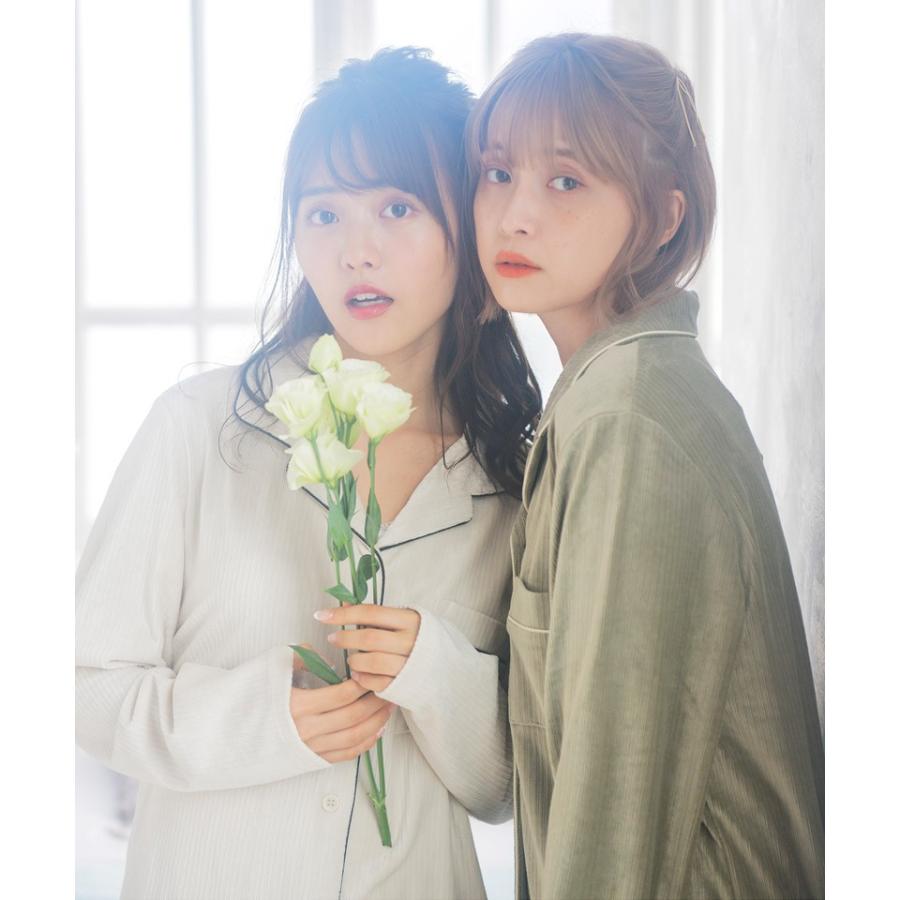 ルームウェア レディース ニットコールテンルームウェア上下セット 全5色 秋冬 パジャマ 部屋着 暖かい 長袖 ピンク プレゼント ピスタチオ 楽ちん Dl 浴衣 水着通販dita 通販 Yahoo ショッピング