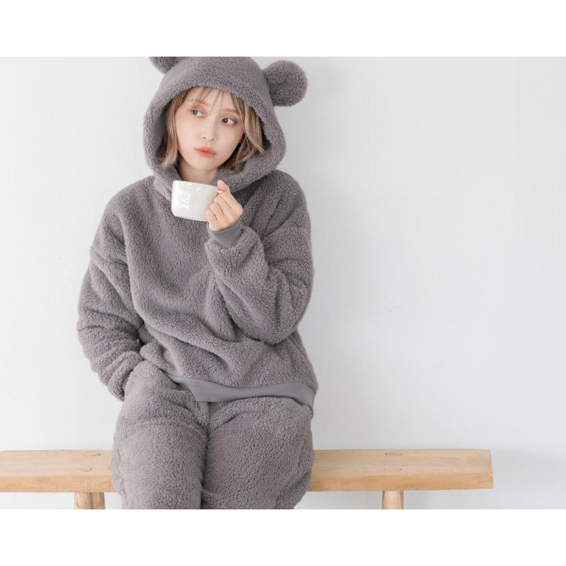 Dita（ディータ） パジャマ レディース 冬 ルームウェア パーカー