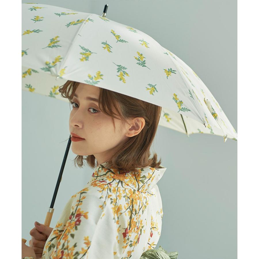 ミモザ 雨晴兼用傘 長傘 全2色 ラッピング不可 日傘 遮光 紫外線 ミモザ 雨晴兼用傘 長傘 全2色 ラッピング不可 日傘 遮光 紫外線