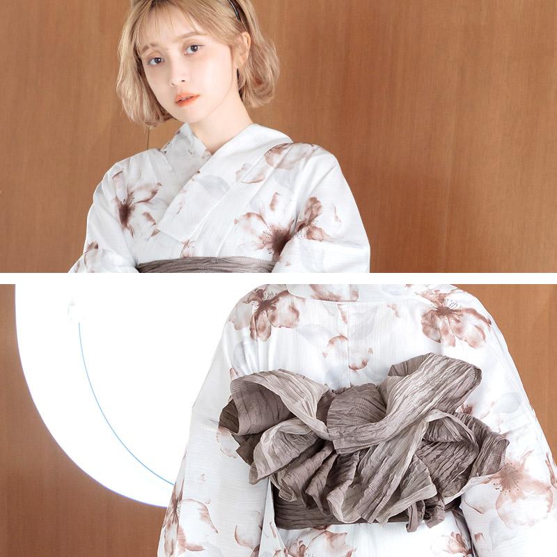 Dita 浴衣 セット レディース 簡単（ゆかた・しわ兵児帯・下駄